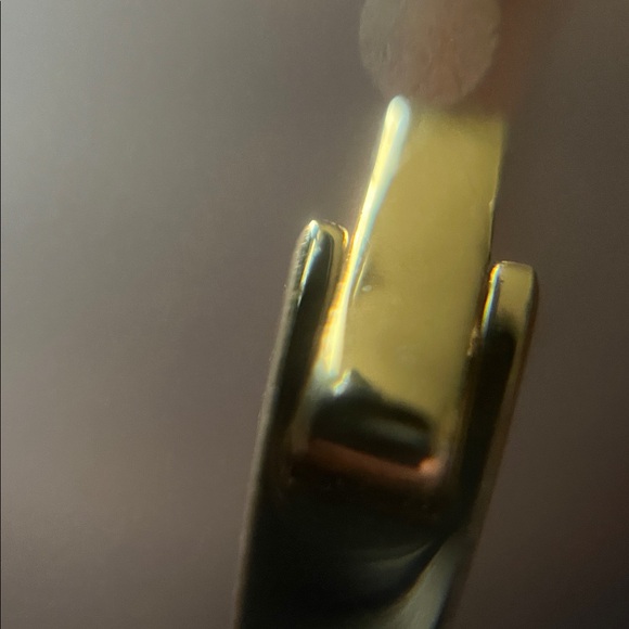 Kate Spade Love Notes Crystal Hinged Bangle Gold - Picture 12 of 15